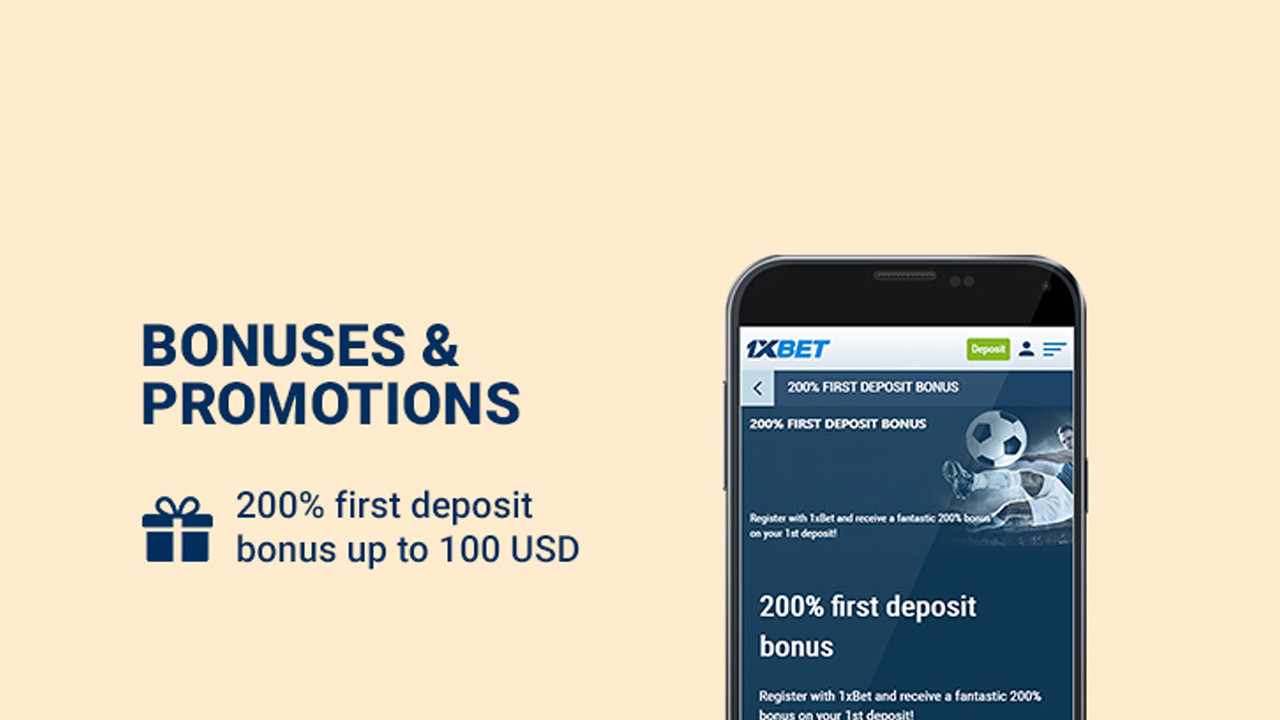 Registration through 1xBet Mobile App